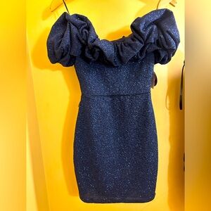 Navy sparkly dress